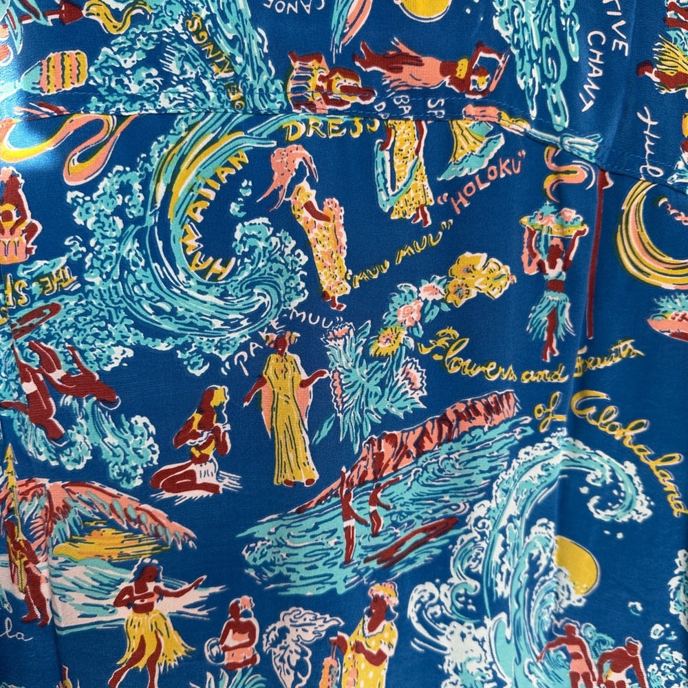 Avanti Hawaii Vintage-style silk Aloha shirt XXL
100% Crepe de Chine silk - Picture 3 of 6
